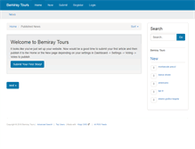 Tablet Screenshot of bemiraytours.com